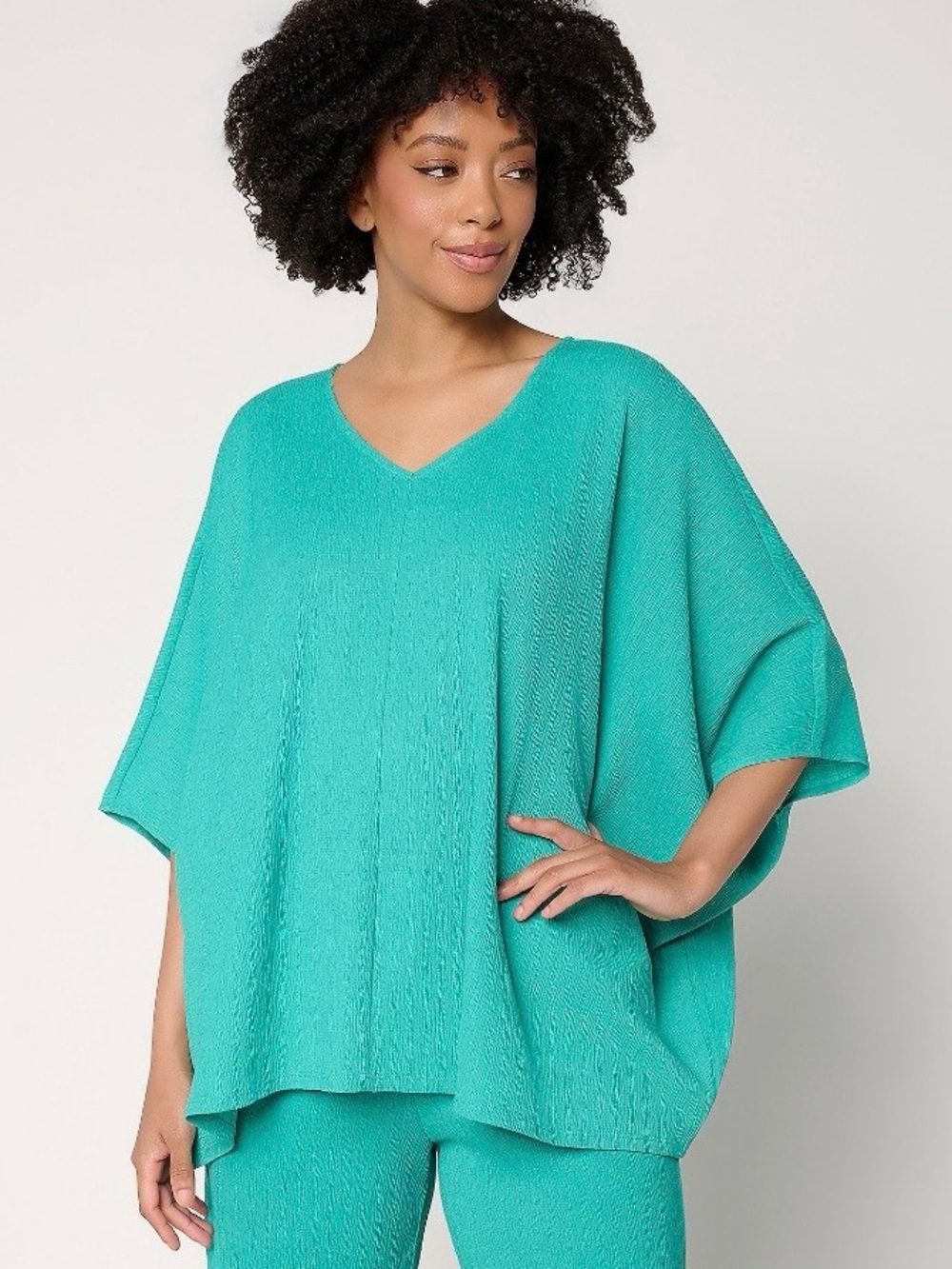 Brandis Dress Out Loud Caribbean Crinkle Poncho